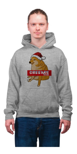 Sudadera Meme Cheems Team Navideño Niño / Hombre / Mujer