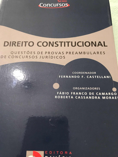 Livro Para Questões De Prova, Constituição Federal.