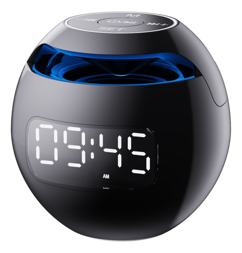 Despertador Con Parlante Bluetooth Alarma Bateria Diginet