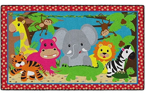 Flagship Carpets Cutie Jungle Kids And Baby Alfombra