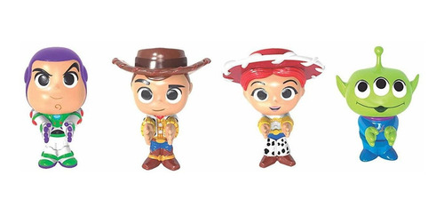 Kit Com 4 Personagens Agarradinhos Toy Story 4 Líder 2597