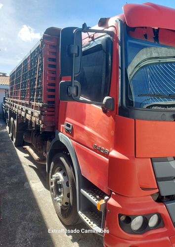 Mb Atego 2426 Semi Leito Truck Carroceria Madeira 16 Palets