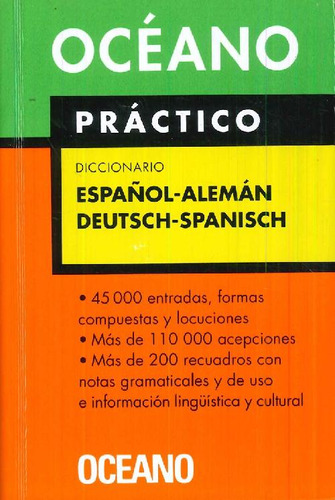 Libro Diccionario Práctico Español-alemán Deutsch-spanisch D