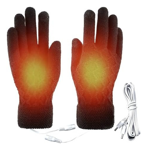 Guantes De Invierno Con Calefacción Usb Para Mujer, Guantes