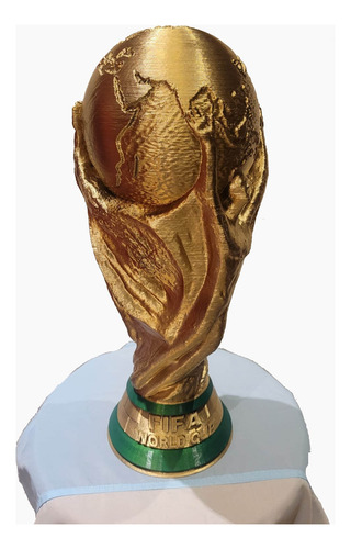 Real Copa Del Mundo Fifa Qatar 2022  Tamaño Real 36cm Única!