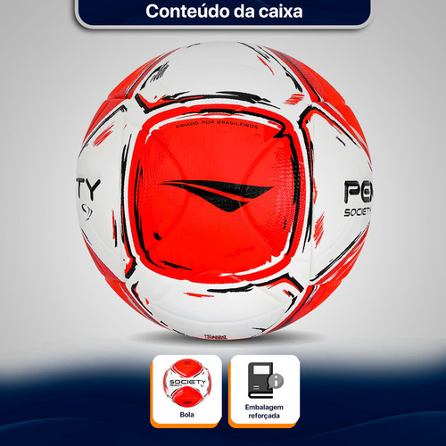 Bola De Futebol Infantil Penalty Society S21 R2 Xxiv Campo