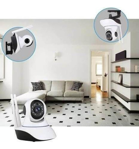 Imagen 4 de 5 de Camara Ip Wifi Hd Motorizada Vision Nocturna 360°