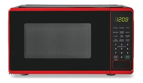 Microondas Mainstays Em720cga Rojo 19.8l 120v Importado