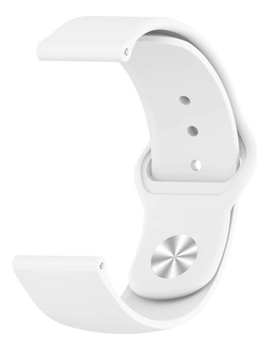 Correa Deportiva Lisa Ligera Para Smartwatch Binden Era Hit Blanco 2.2 Cm