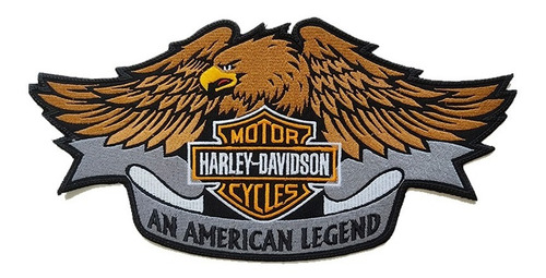 Harley Davidson Eagle An American Legend Bordado Espaldar