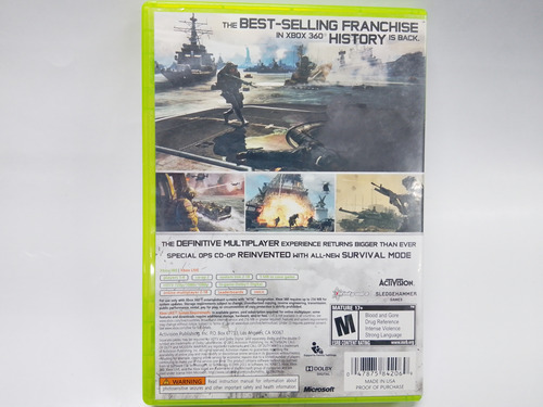 Call Of Duty: Modern Warfare 3 - Xbox 360 Físico (Usado)