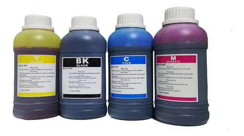 Tinta Hp Genérica Universal 250cc Set 4 Colores