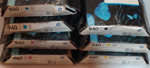 Pack 7 Cartuchos Hp 940 Black, Cian , Magenta, Yellow, (Usado)