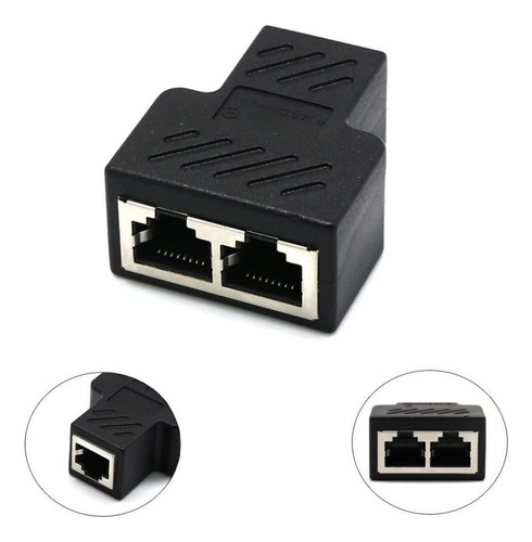 Cable Divisor Y Extensor De Salida De Red Lan Ethernet De 1
