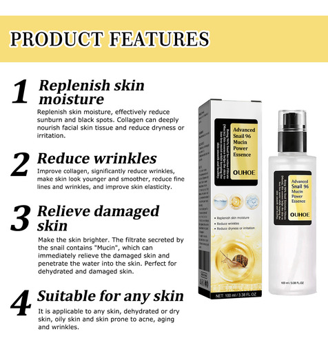 Crema Facial Essence Hidratante Antiarrugas Reparadora B