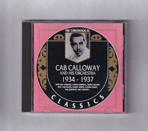 Cab Calloway And His Orchestra 1934 - 1937 Cd Classics Eu 