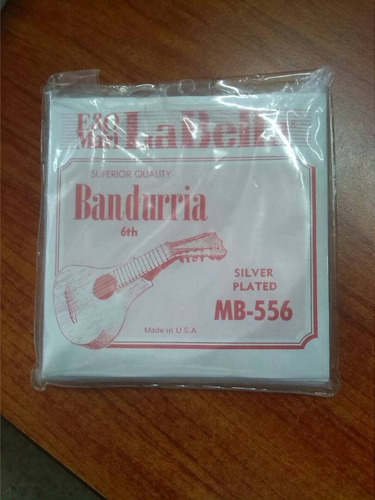 Cuerdas Bandurria Marca La Bella Mb-556 Datemusica