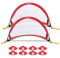 Comprar Red Fútbol Infantil Plegable Juego 2 Porterías Portátiles 21