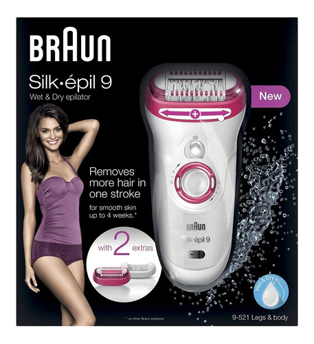 Braun Silk-épil 9 9-521 Depiladora Eléctrica 