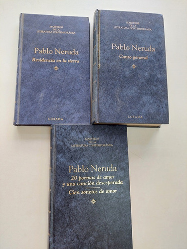 Pablo Neruda 20 Poemas De Amor + 2 Libros