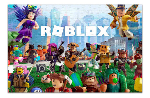 Quebra Cabeça Personalizado Roblox 120 Peças