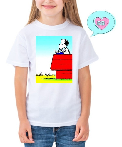 Polera Niño Snoopy En Su Casa 