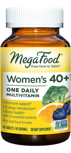 Megafood | Women's 40+ One Daily Multivitamin | 60 Tablets