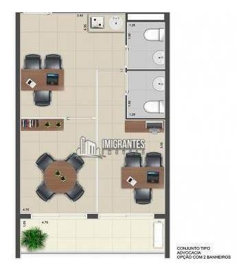 Imagem 20 de 22 de Valorização Garantida! Salas Com 39 M² . Oportunidade De Investimento No Meridian Prime Offices - Sa0004