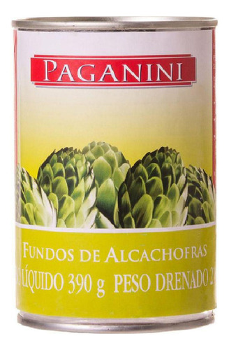 Coração De Alcachofra Paganini Lata 210g