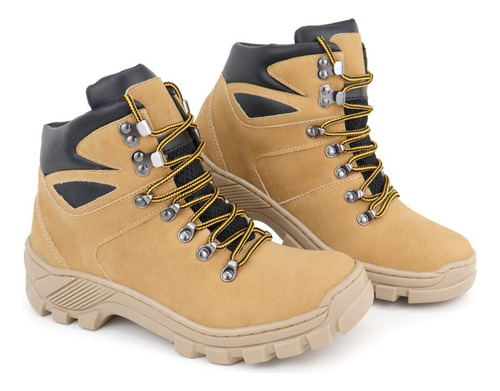 Bota Masculina Coturno Impermeável Com Solado Antiderrapante