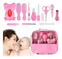 Comprar Kit De Cuidado De Bebé Manicura Y Salud 13 Piezas Rosa