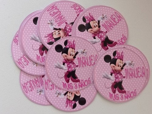 Imagen 4 de 4 de Stickers Redondos Personalizados X 20 Unidades