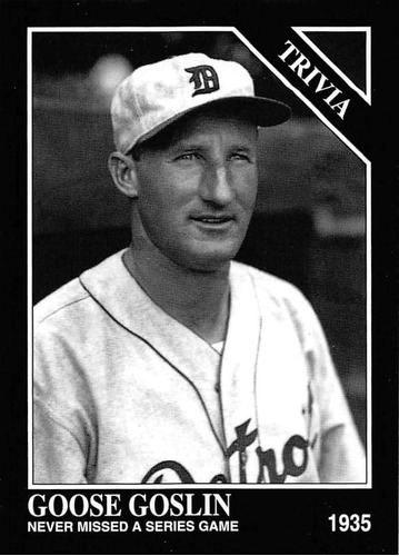 1993 Conlon Collection 907 Goose Goslin Detroit Tigers Tarje