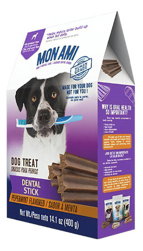 Mon Ami Dental Stick Small Snack saludable para perro 400gr 