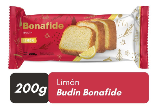 Budin De Limon Bonafide X 200 Grs