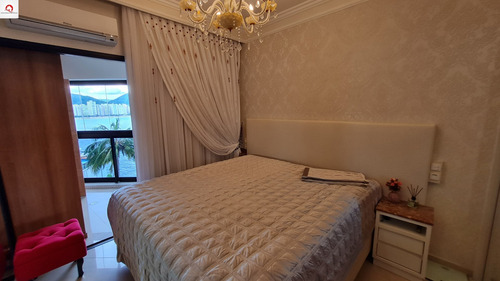 Praia Das Astúrias, Região Costeira, Guarujá, Apartamento Reformado, 3 Suítes, Sala Para 3 Ambientes, Amplo Terraço, Vista Panorâmica Para O Mar - Ap05708 - 69225367