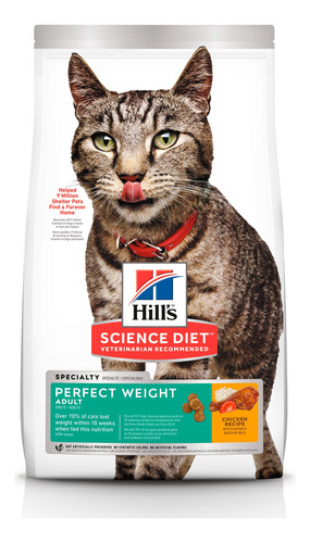 Alimento Hill's Perfect Weight Gato Adulto 1.4kg
