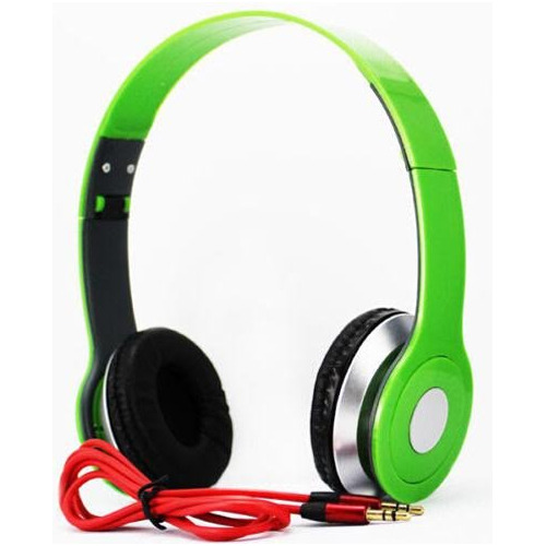 Auriculares Plegables Soundstrike 3.5mm (verde Con Mic