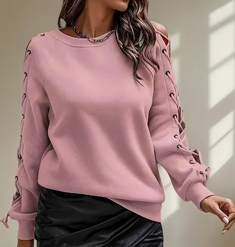 Buzo Mujer Ojaletes Diseño Algodon Buso Dama 3 Colores