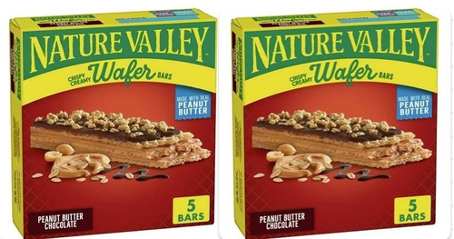 Nature Valley Wafer Bars Peanut Butter Chocolate 1.3 Oz 5pz