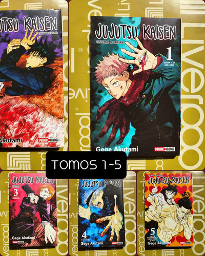 Jujutsu Kaisen, Paquete Manga, Tomos De 1-5