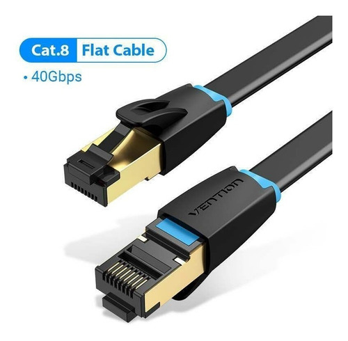 Vention Cable Cat8 5g Plano 5m Red Lan Rj45 40gbps 2000mhz