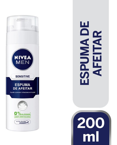 Espuma De Afeitar Nivea Men Sensitive 200ml