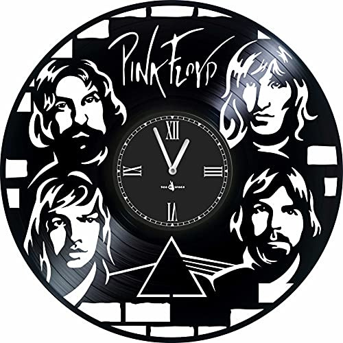 Reloj De Pared Disco De Vinilo Compatible Pink Floyd De...