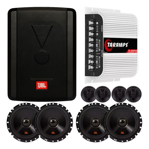 Caixa Amplificada Sw68ams + Mod Amplificador E Duas Vias Jbl