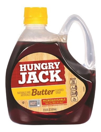 Calda Para Panqueca Hungry Jack Butter Syrup 816ml
