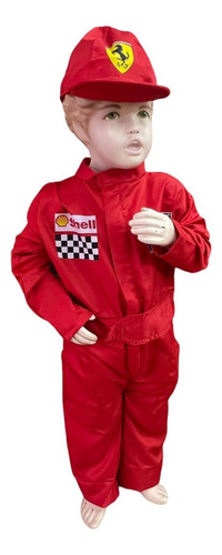 Disfraz De Corredor De Carreras Formula 1 Para Niños