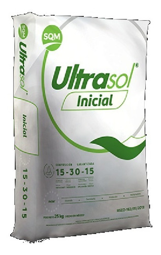 25kg Nutriente Ultrasol Inicial  15-30-15