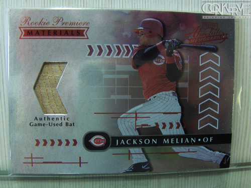 Barajita Jackson Melian Rookie Numerada Bat Memorabilia 2001