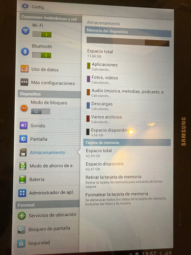 Tablet Samsung Galaxy Note 10.1 Incluye Teclado Gris Oscuro (Usado)